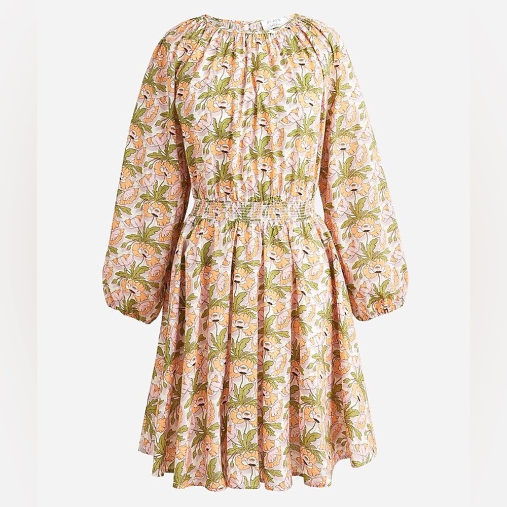 J. Crew in Liberty® Butterfield Poppy Fabric Dress